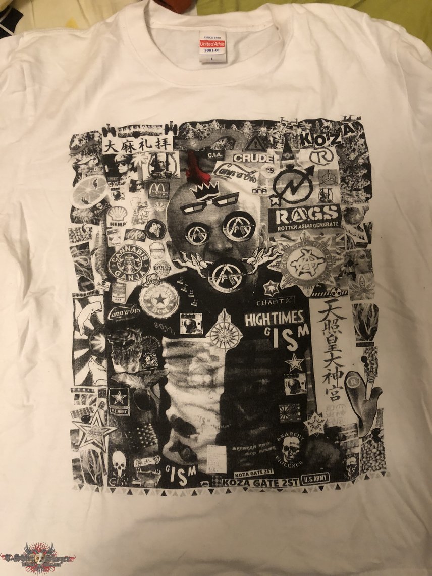 Gism Vintage Shirt : ⭕ 00s Vintage Gloom Shirt : Punk Hardcore Crust Japanese Gism Gauze