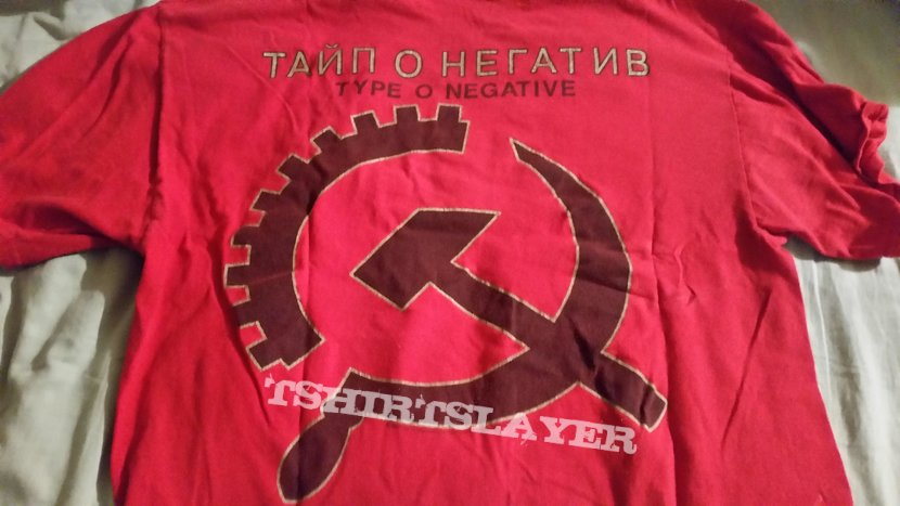 Type O Negative - U$$A communist red tour t-shirt