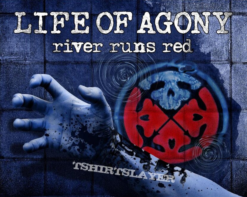 Life Of Agony  -  &#039;River Runs Red&#039; alternate cover art promo poster