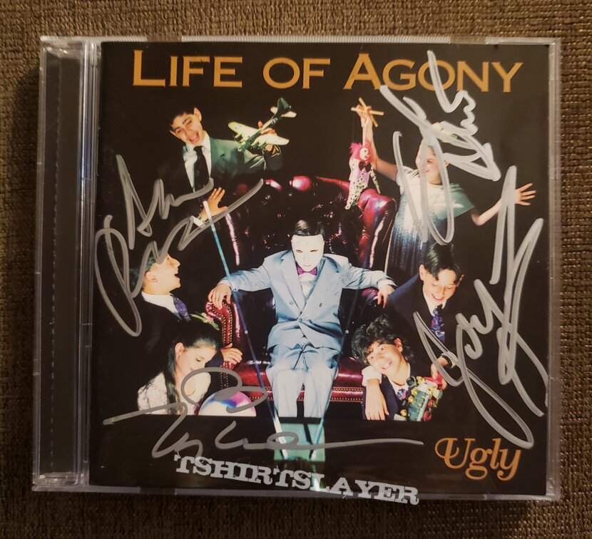 Life Of Agony - &#039;Ugly&#039; autographed by the band