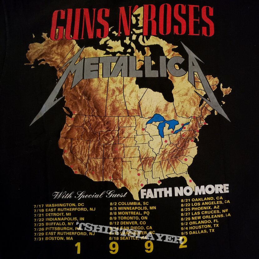 Guns N' Roses & Metallica - Summer Stadium US Tour '92