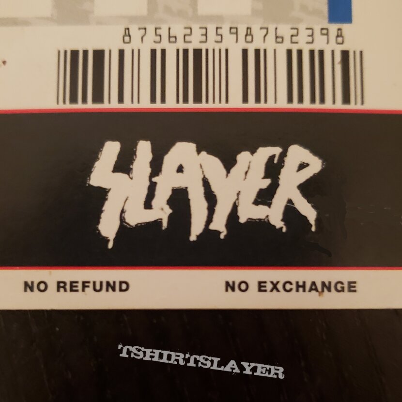 RARE 9/11/01 Slayer &#039;God Hates Us All&#039; album release promo &quot;ticket&quot;