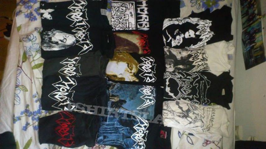 morbid  shirt collection(some  of the shirts)