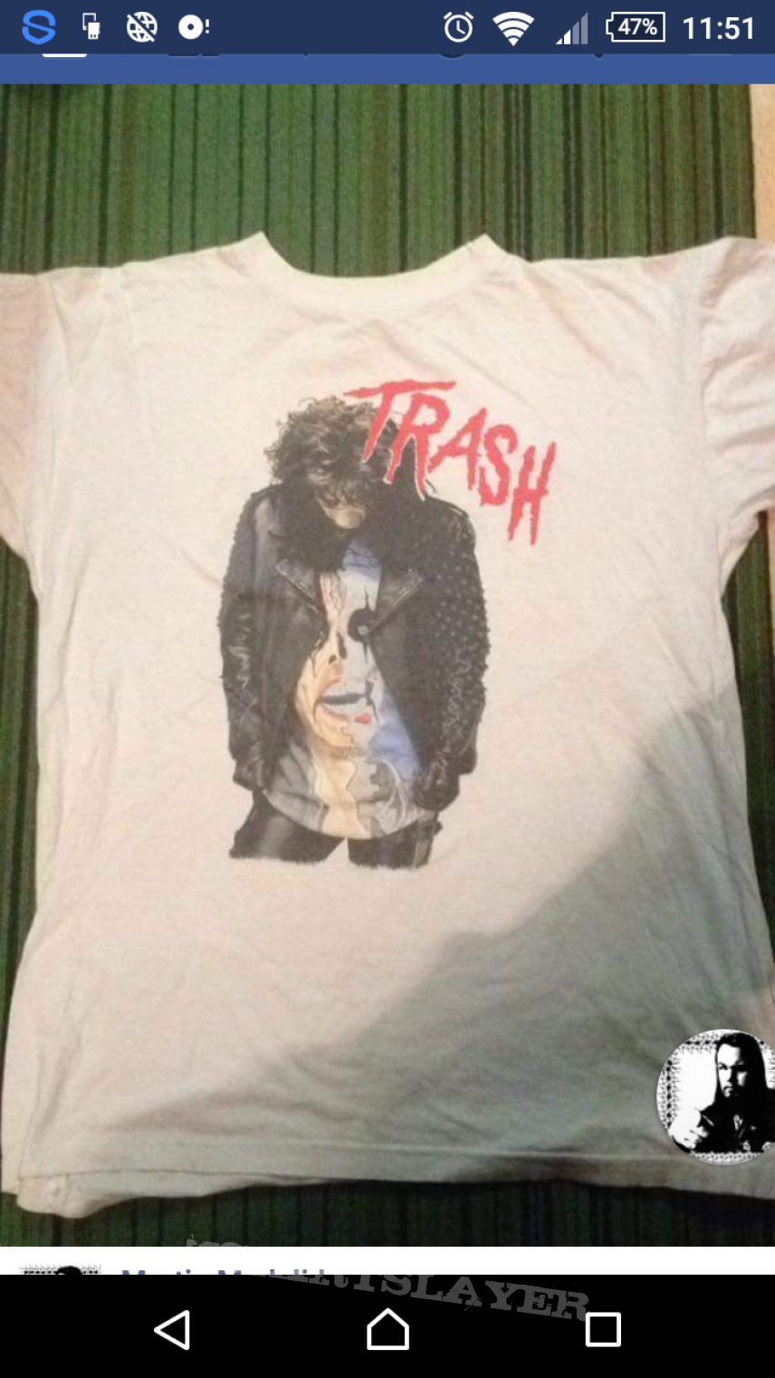 Alice cooper trash original 