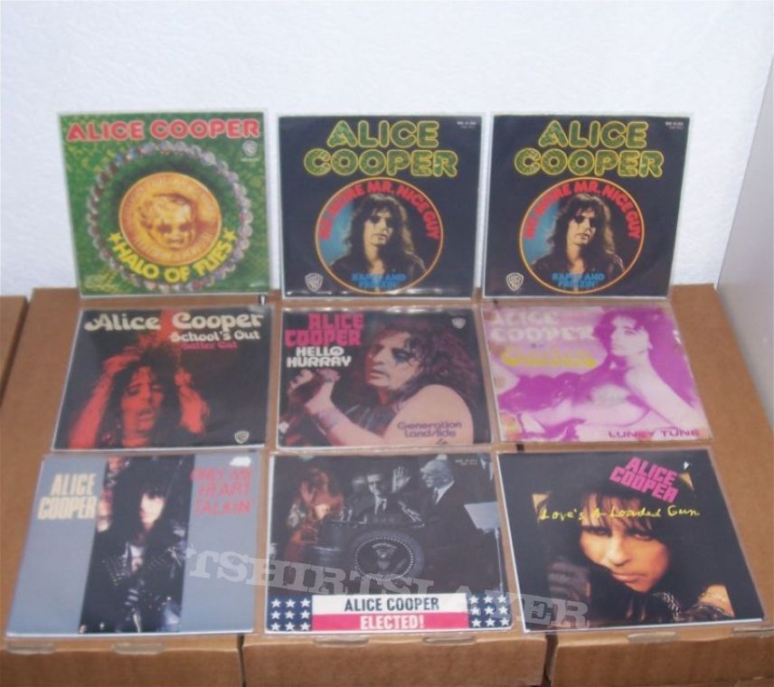 Alice Cooper Singles 7 inches 