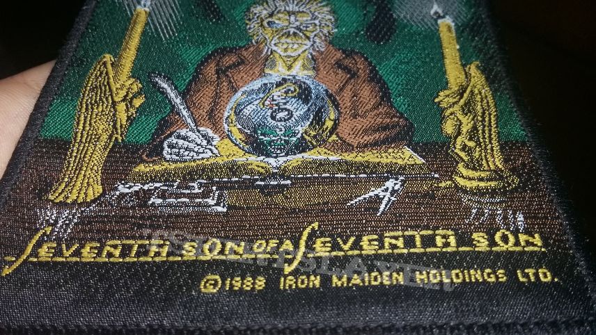 Iron Maiden-Seventh Son Of A Seventh Son Vintage patch