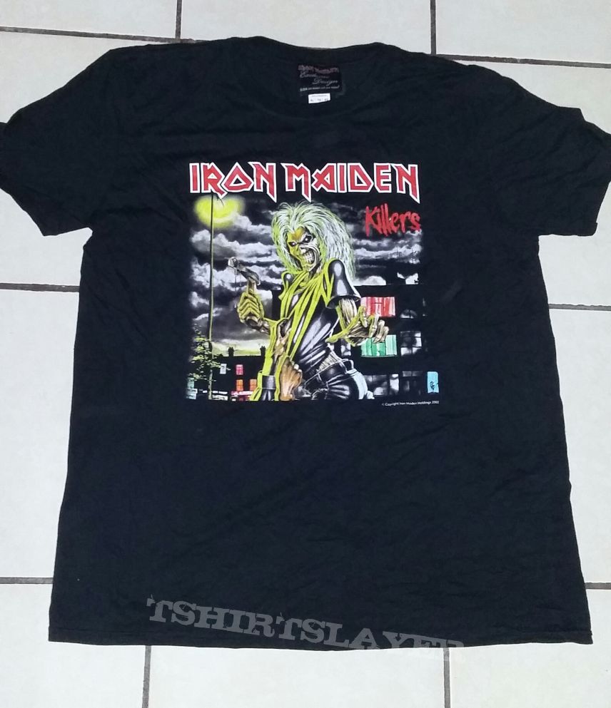 Iron Maiden-Killers World Tour &#039;81 Reprint