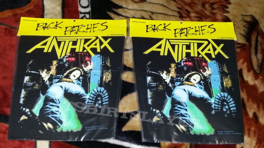 Anthrax-Spreading The Disease Baackpatch Licensed To Brockum 1989