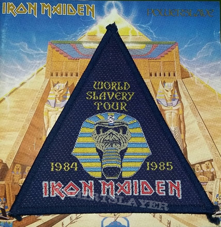 Iron Maiden-World Slavery Tour &#039;84-&#039;85 Triangle Patch