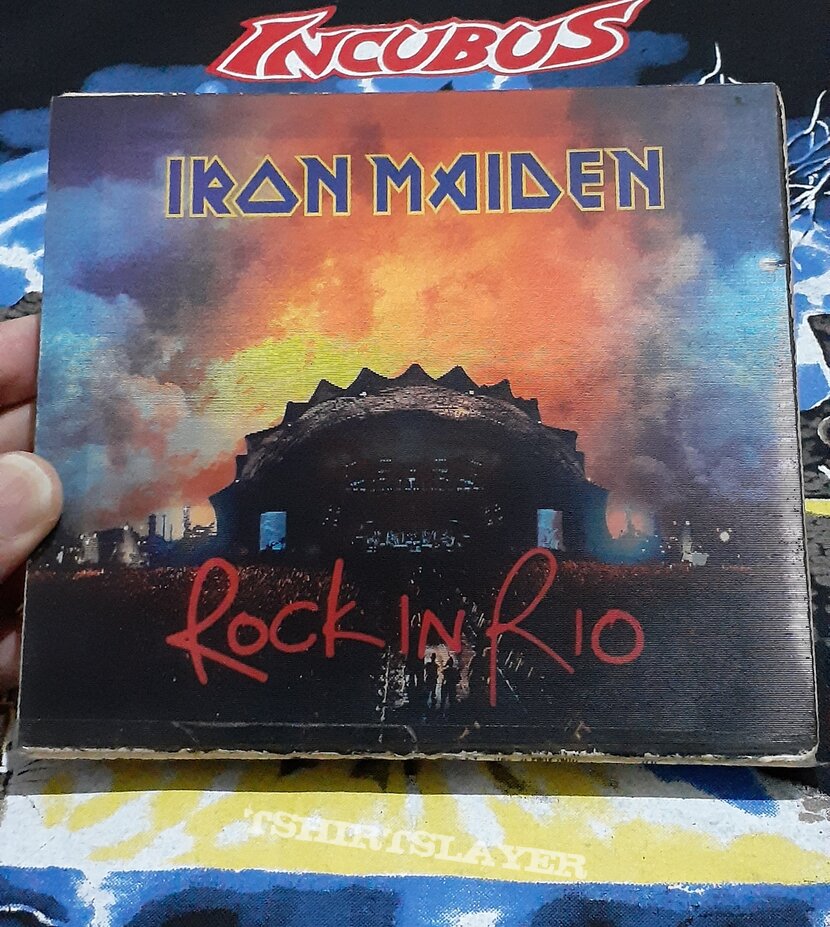 Iron Maiden - Rock In Rio 3D/Hologram Slipcase UK Press CD 2002 |  TShirtSlayer TShirt and BattleJacket Gallery