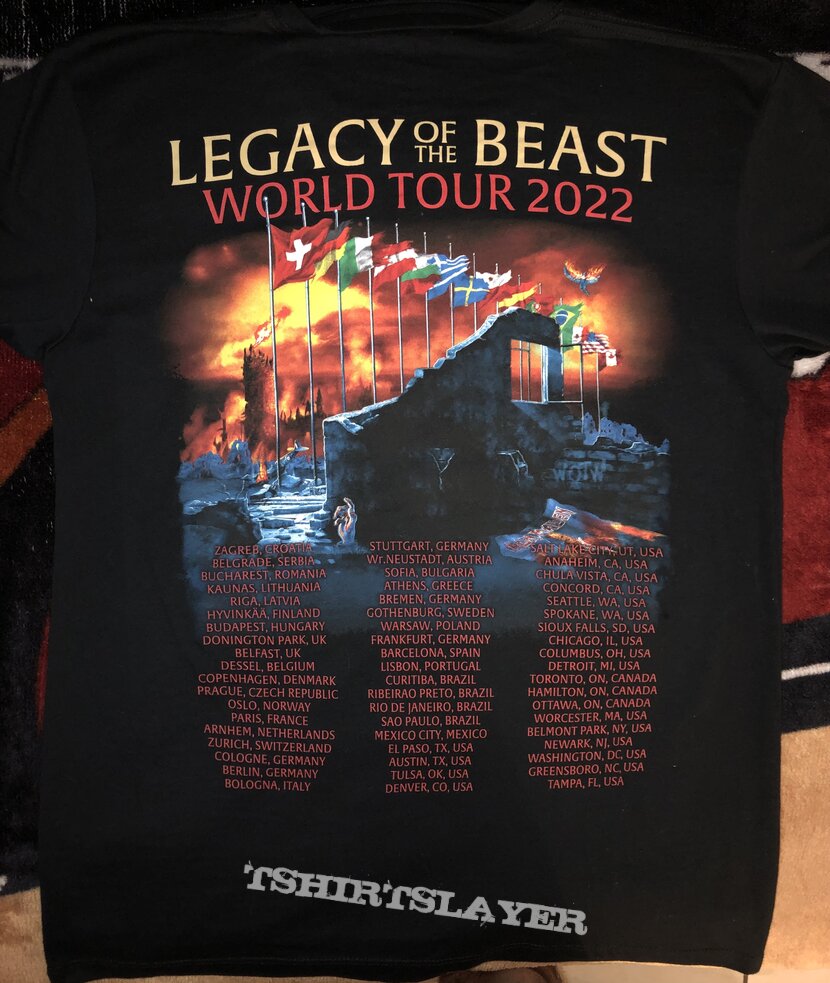 Iron Maiden - 2 Minutes To Midnight Legacy Of The Beast Tour Shirt 2022 |  TShirtSlayer TShirt and BattleJacket Gallery