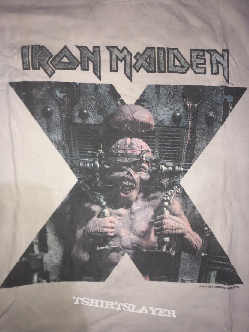 Iron Maiden - X Factour Shirt 1995 | TShirtSlayer TShirt and ...