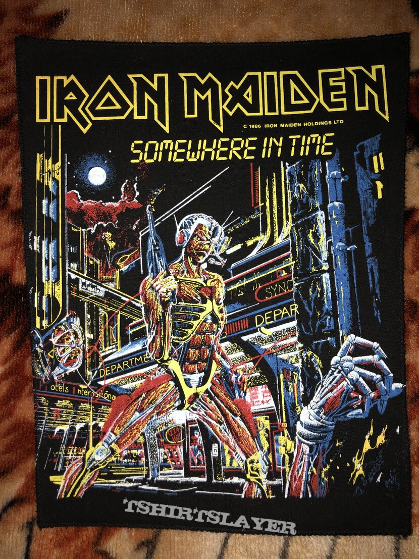 Iron Maiden - Somewhere In Time Backpatch 1986