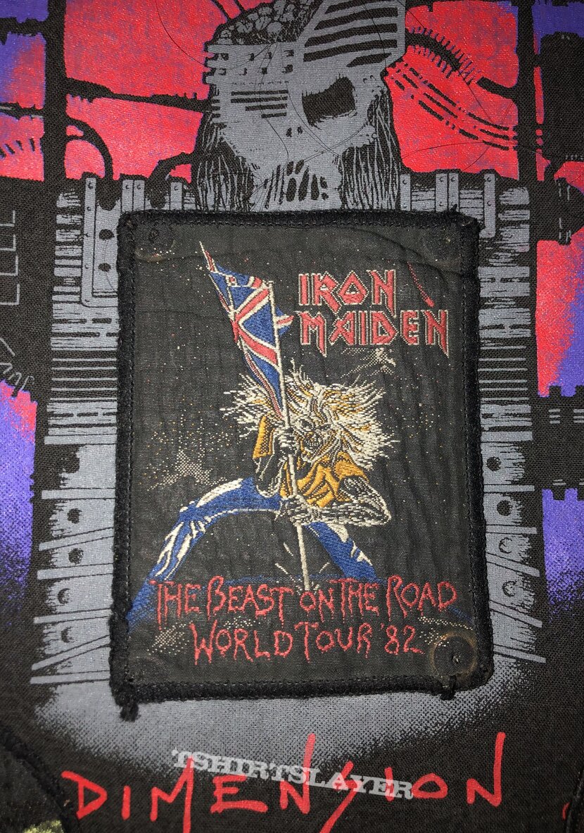 Iron Maiden - The Beast On The Road World Tour &#039;82 Patch 1982