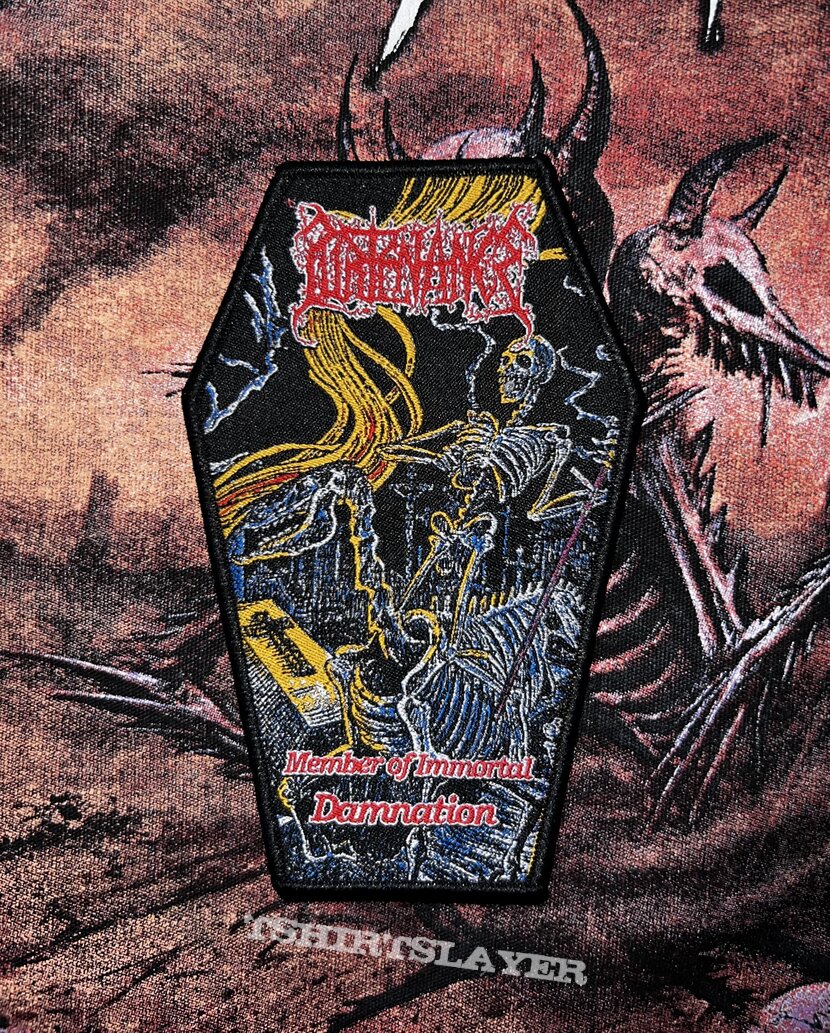 Purtenance  - Member Of Immortal Damnation Coffin Patch