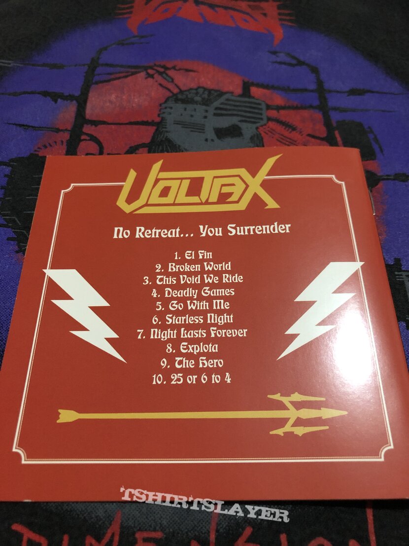 Voltax - Signed No Retreat... You Surrender CD 2017