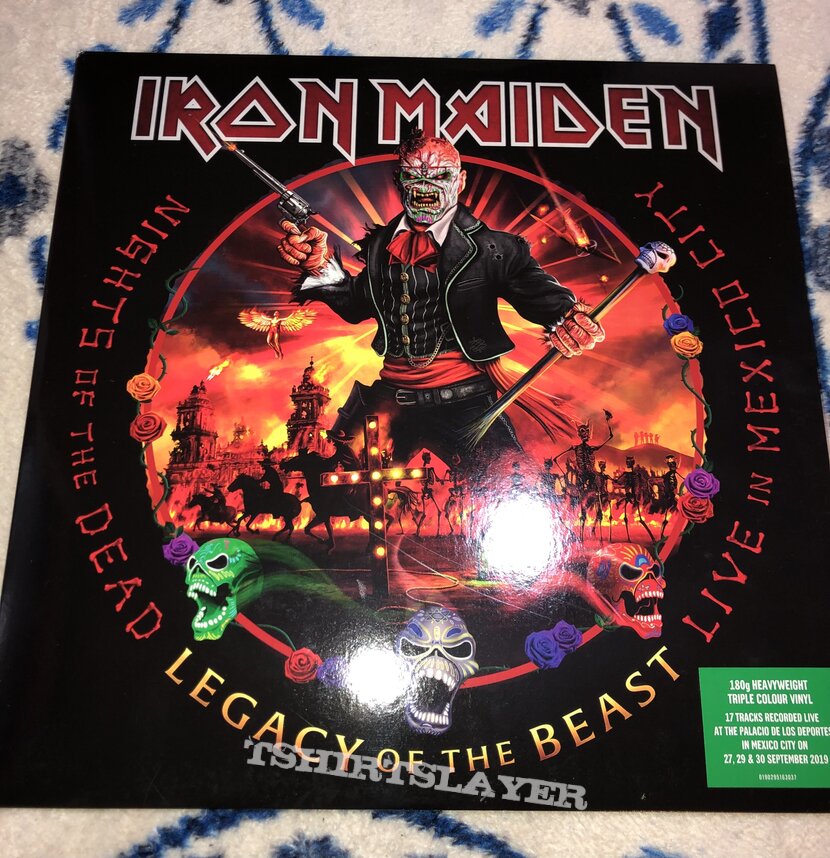 Iron Maiden - Nights Of The Dead Tri-Color 2020 Vinyl