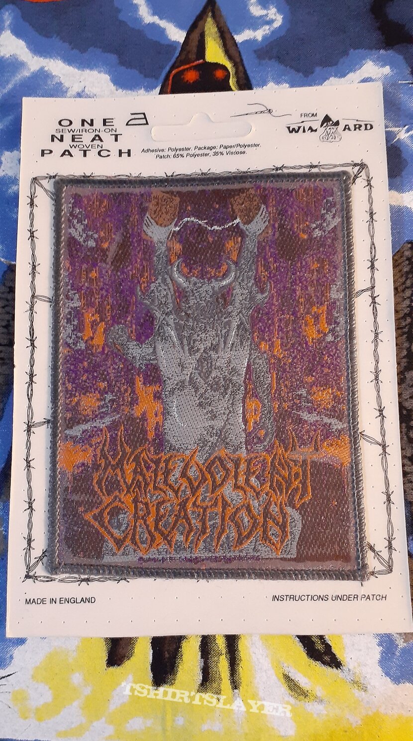 Malevolent Creation - Ten Commandments Patch 1991 Still Sealed ! 