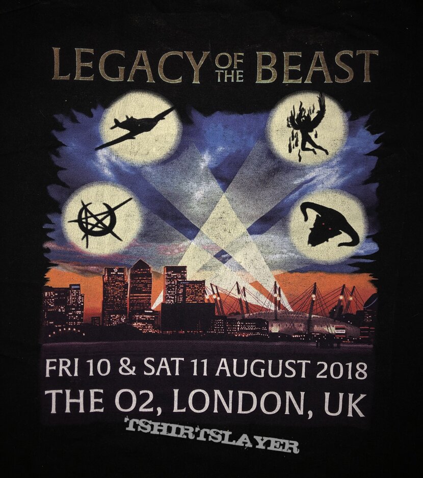 Iron Maiden  - Legacy Of The Beast London Event Shirt 2018