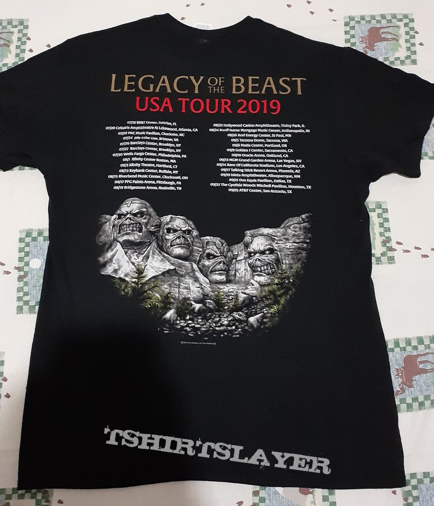 Iron Maiden - Legacy Of The Beast USA Tour Shirt 2019 | TShirtSlayer ...
