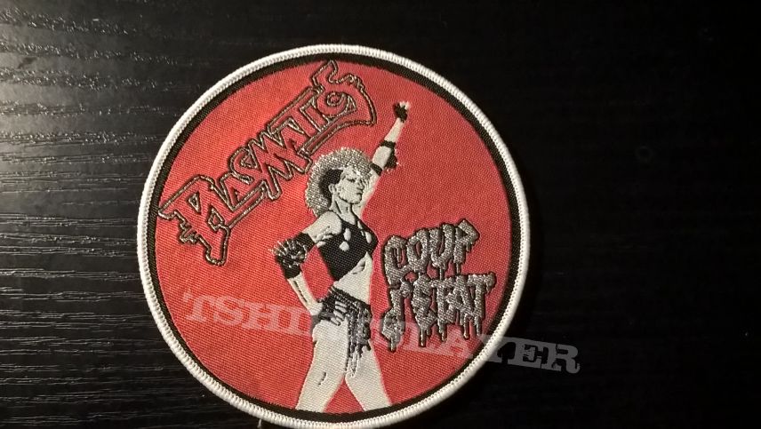 Plasmatics &quot;Coup d´etat&quot; patch white border