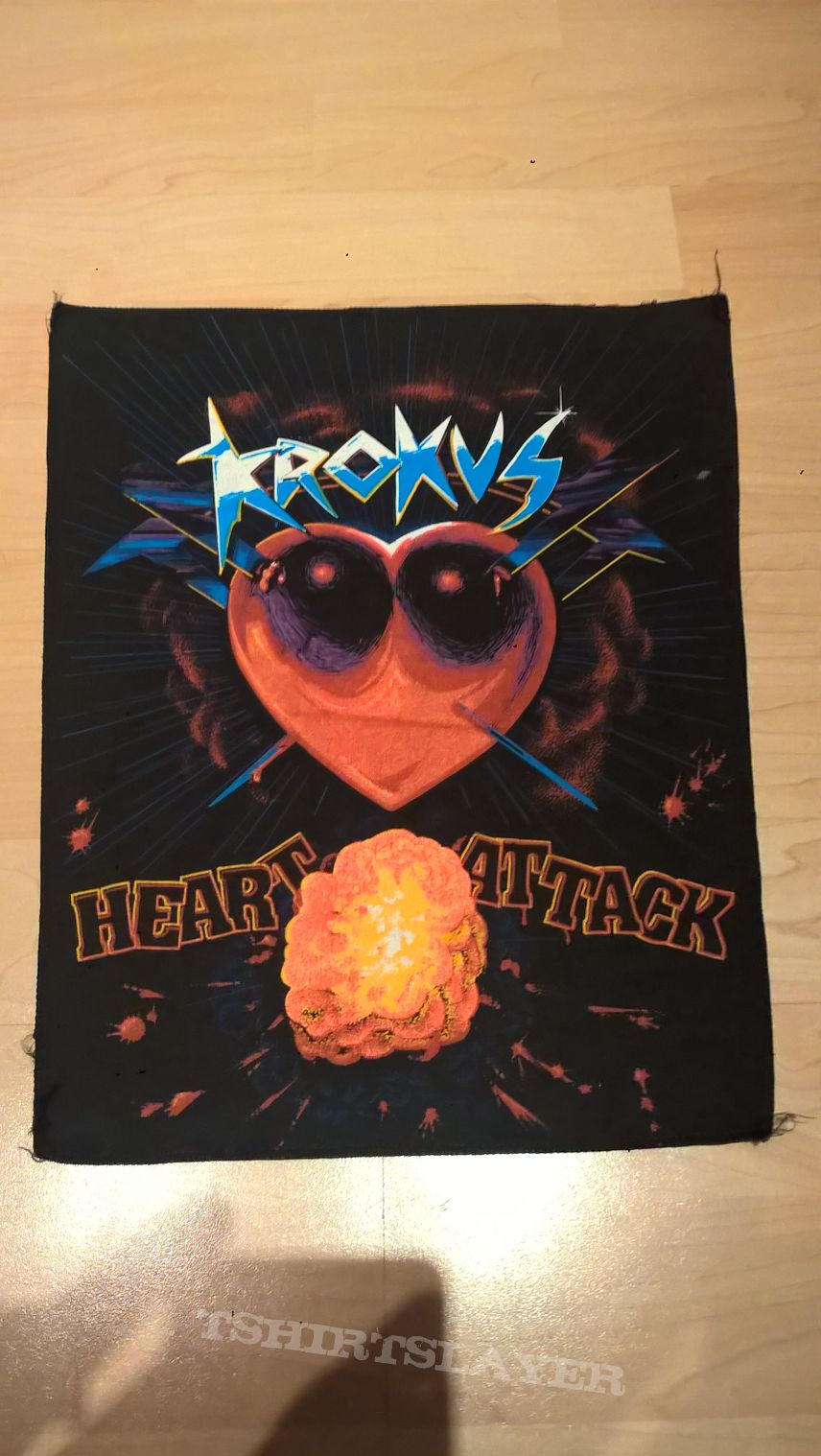 Krokus Heart Attack Back Patch