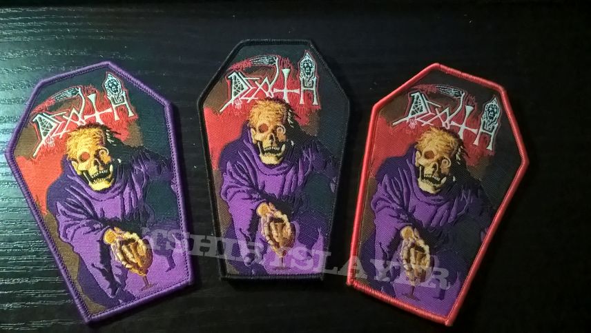 Death Scream Bloody Gore Coffin Patch