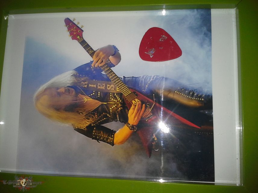 Judas Priest KK Downing Guitar pick given to me personally!