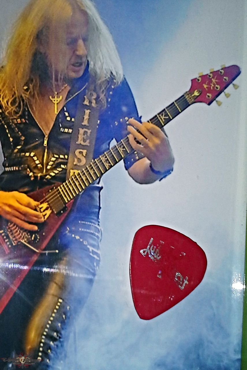 Judas Priest KK Downing Guitar pick given to me personally!