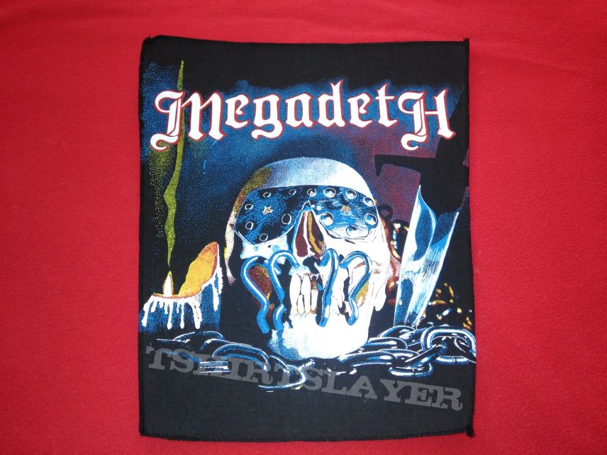 Megadeth killing is my business...back patch vintage