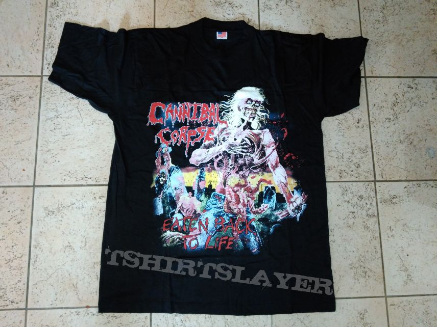 Cannibal corpse eaten back to life t-shirt