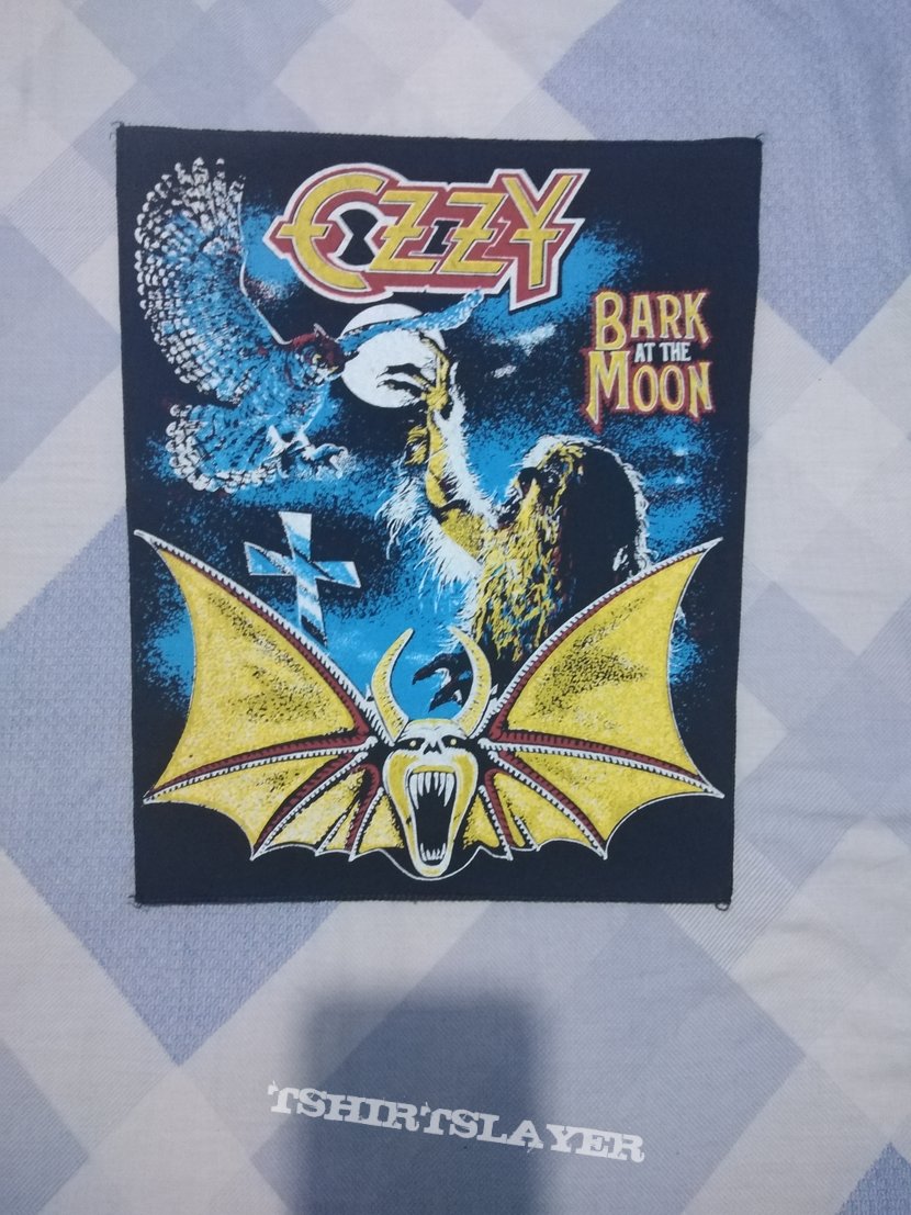 Ozzy Osbourne Ozzy bark at the moon back patch 