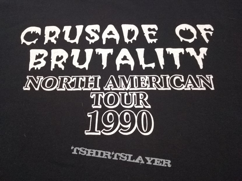 Death crusade of brutality 1990 tour