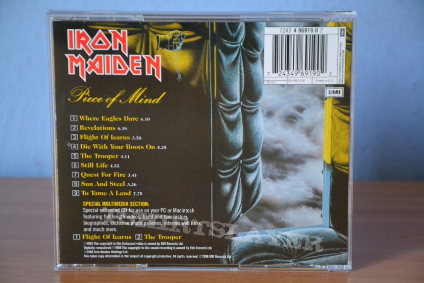 Iron Maiden - Piece Of Mind CD (1983)