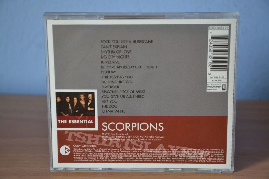 The Essential Scorpions CD 2003