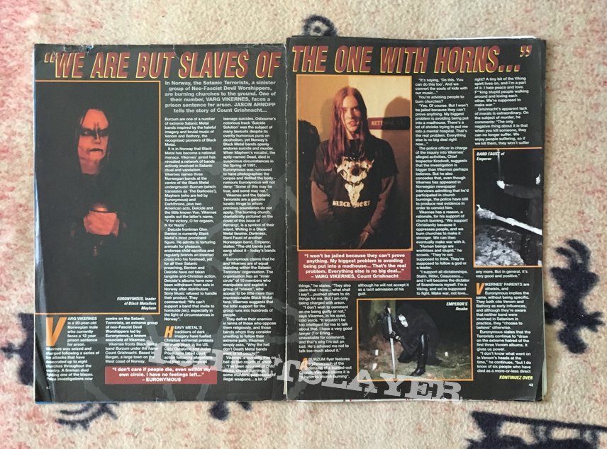 KERRANG! no 436 from 1993