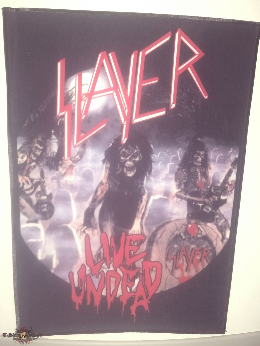 Slayer Live Undead Back Patch