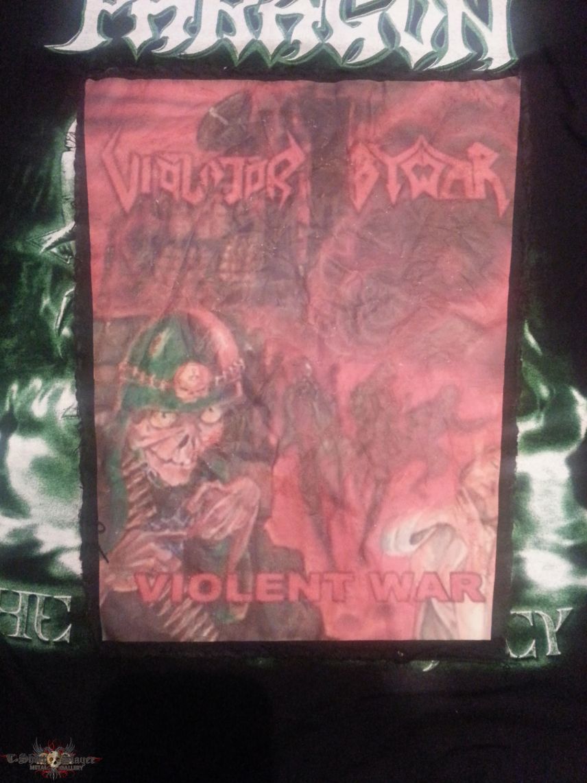 Violator/ Bywar - Violent War Backpatch
