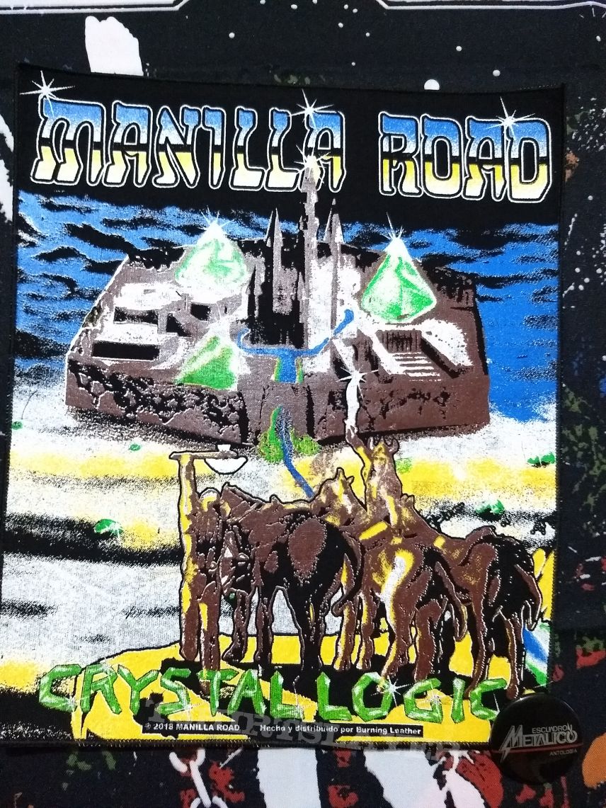 Manilla Road Crystal Logic Official Backpatch