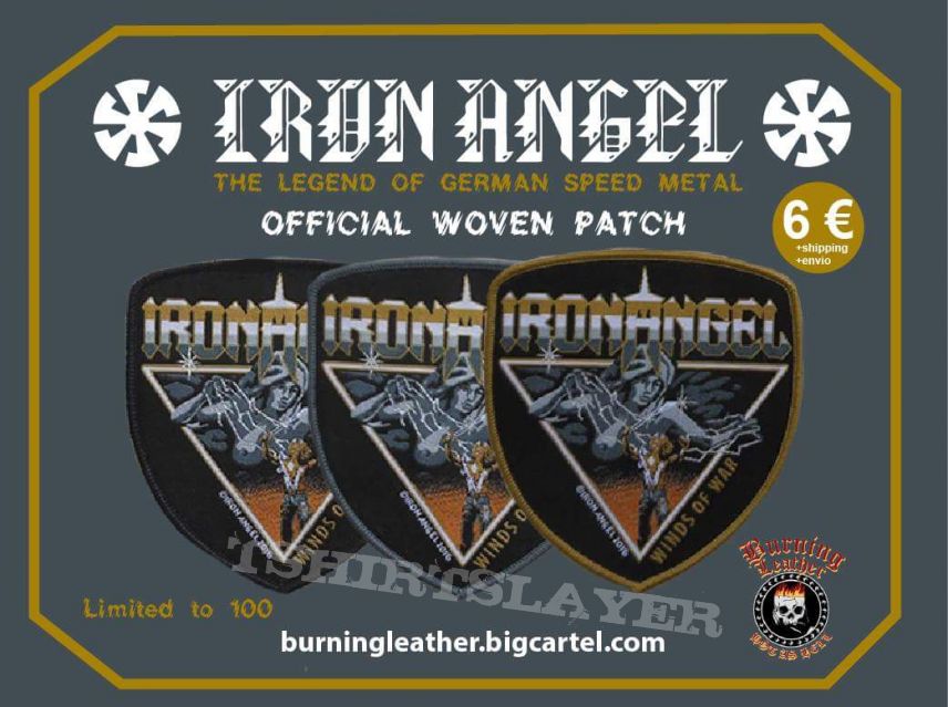 Iron Angel &quot;Winds Of War&quot; Official Woven Patch