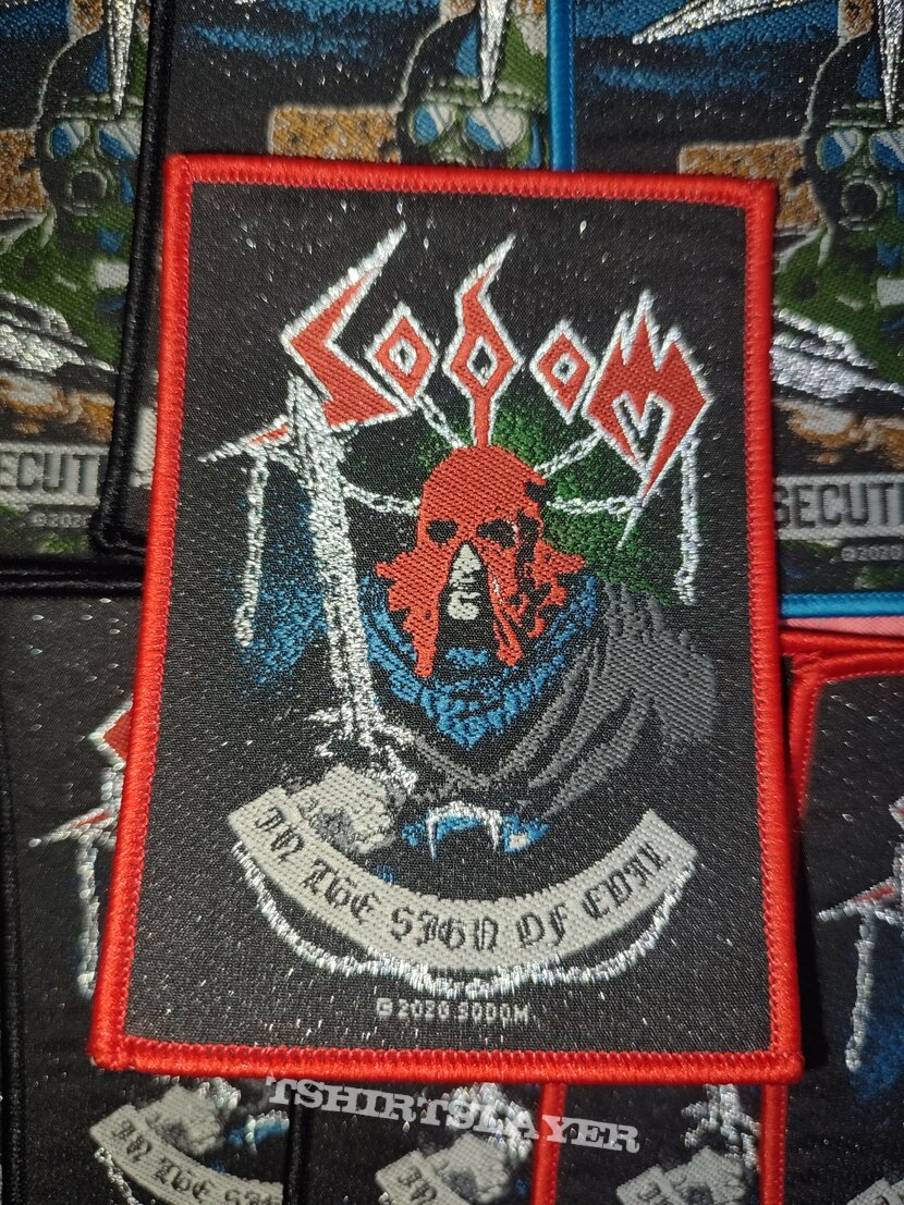 Sodom official woven patches 