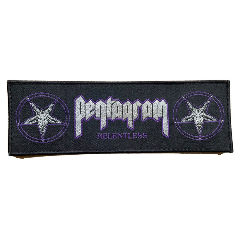 Official Pentagram woven strip patches 