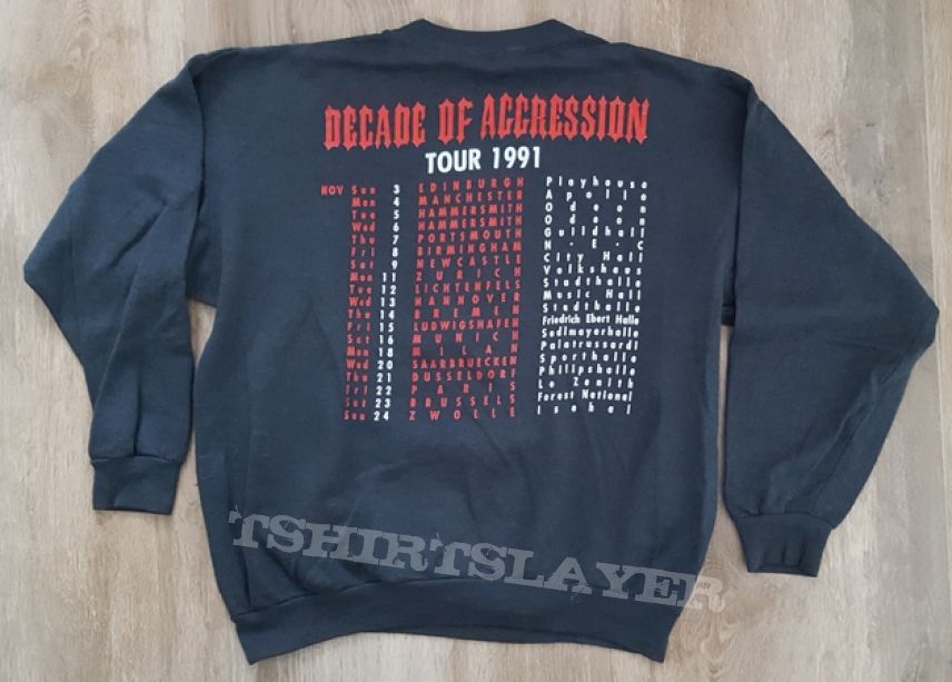 Slayer - Decade of aggression tour sweater