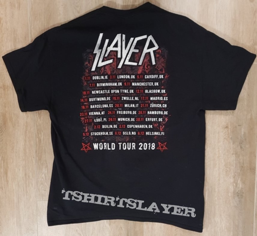 Slayer Tour shirt 2018