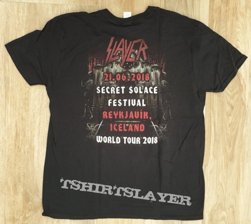 slayer tour t shirt