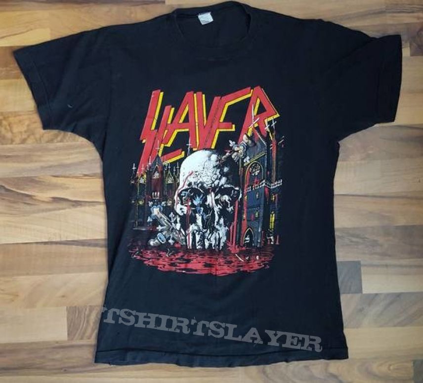 Slayer - South Of Heaven / World Sacrifice Tour 1988 Shirt