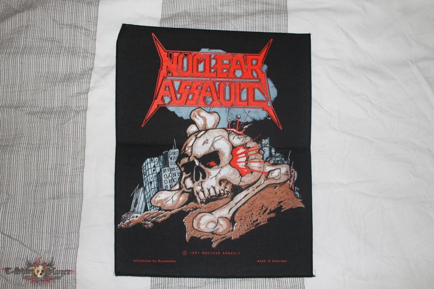 Nuclear Assault - Road To Hell backpatch