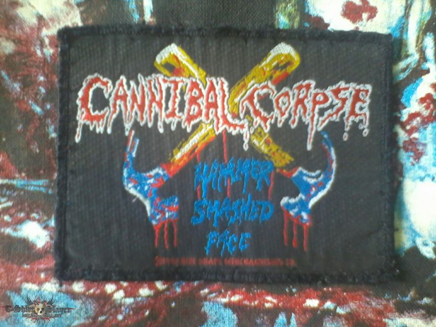 Cannibal Corpse - Hammer Smashed Face Vintage Woven Patch