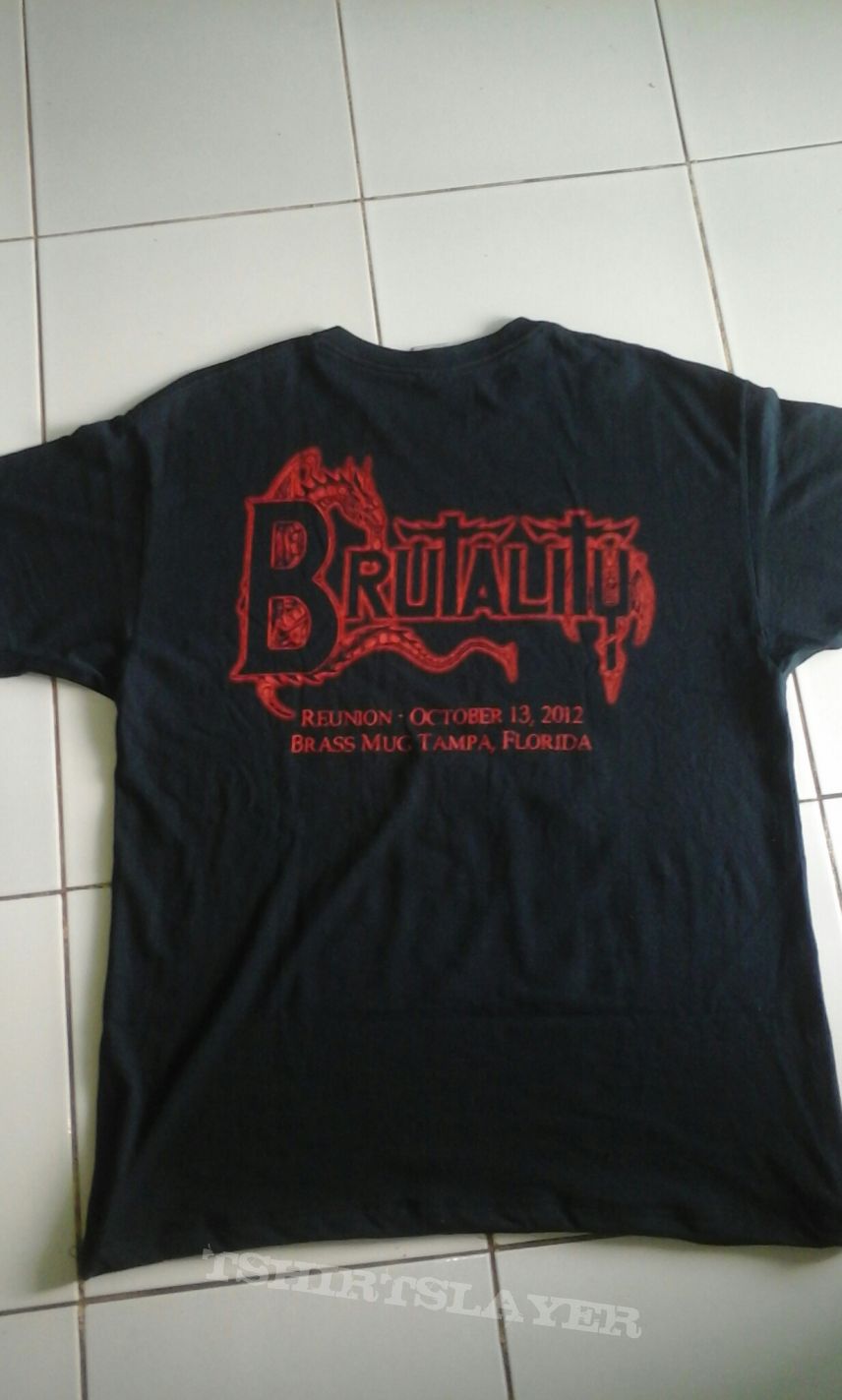 Brutality - Screams Of Anguish Reunion shirt