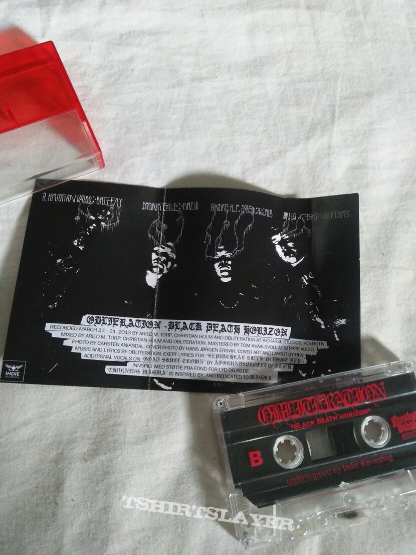 Obliteration - Black Death Horizon tape
